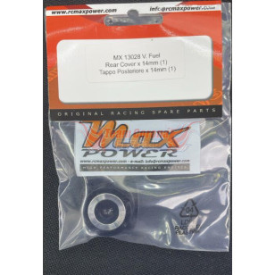Max Power 13028 V Fuel Backplate 14mm for RP9S or GT-RX engine 